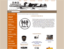 Tablet Screenshot of dndfarmsupply.com